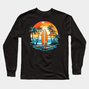 Summer Surfing Long Sleeve T-Shirt